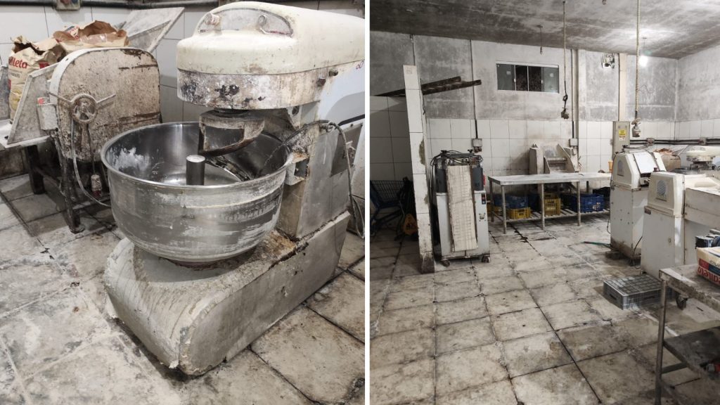 Fábrica clandestina de pães e gelo é interditada em Itapema por condições insalubres e trabalho degradante