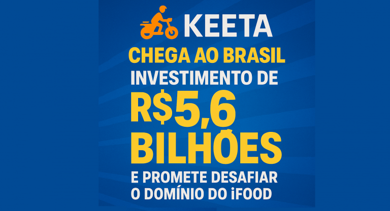 Com investimento bilionário e foco em tecnologia e justiça para entregadores e restaurantes, a Keeta, do grupo chinês Meituan, inicia operações no Brasil para competir com o iFood.