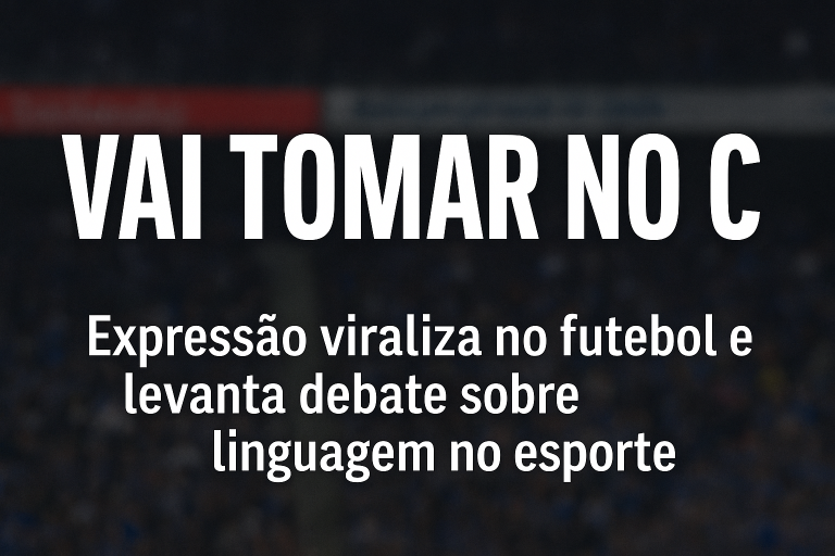 Expressão “vai tomar no c*” viraliza no futebol e levanta debate sobre linguagem no esporte