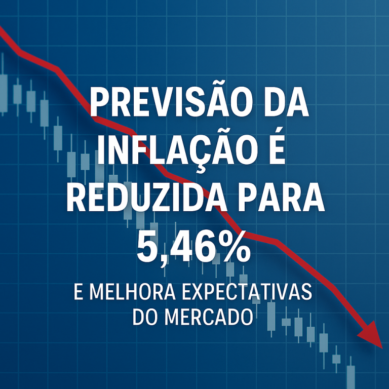 Previsão da inflação é reduzida para 5,46% e melhora expectativas do mercado