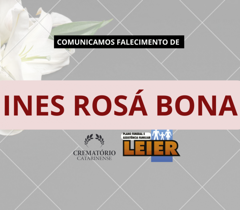 plano leier alecimento de Ines Rosá Bona