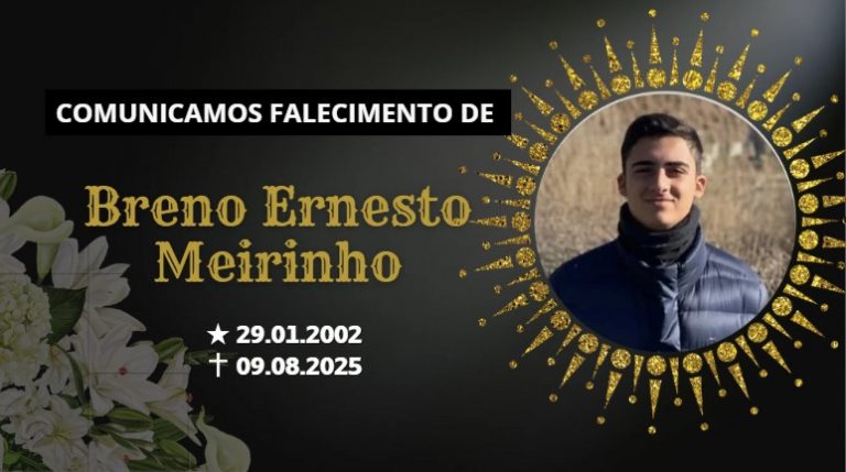 Comunicamos o falecimento de Breno Ernesto Meirinho
