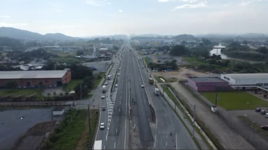 Obra na BR-280 entra em nova fase: como ficam o tráfego e os prazos de entrega