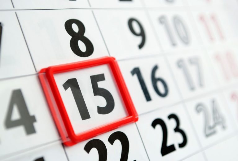 calendário