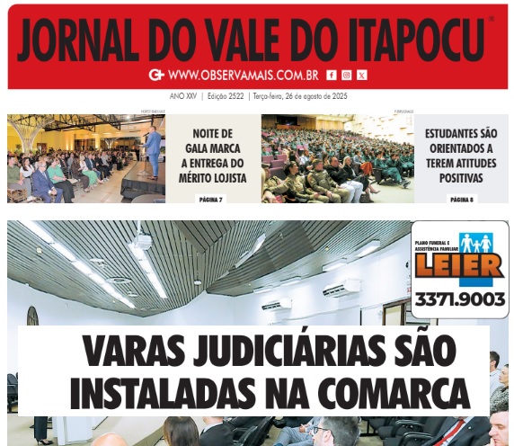 Jornal do Vale do Itapocu Edição 2522