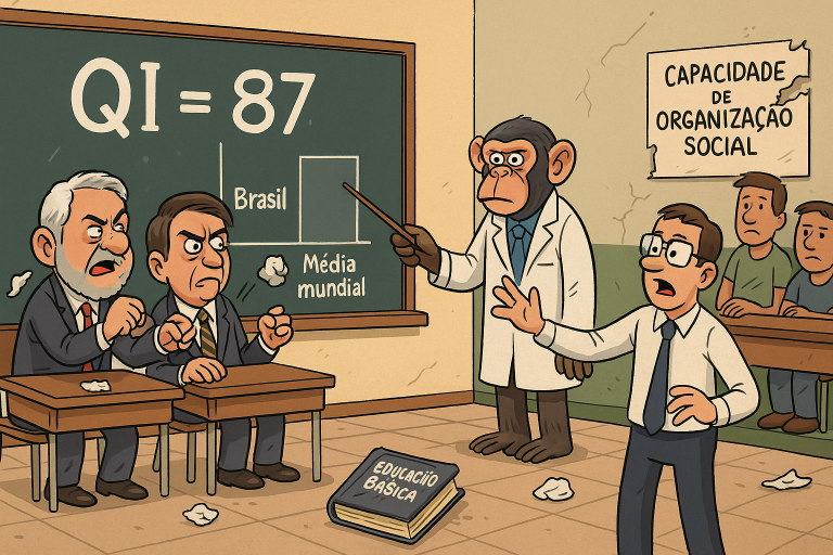 Entre Lula e Bolsonaro: o retrato de um país com QI 87