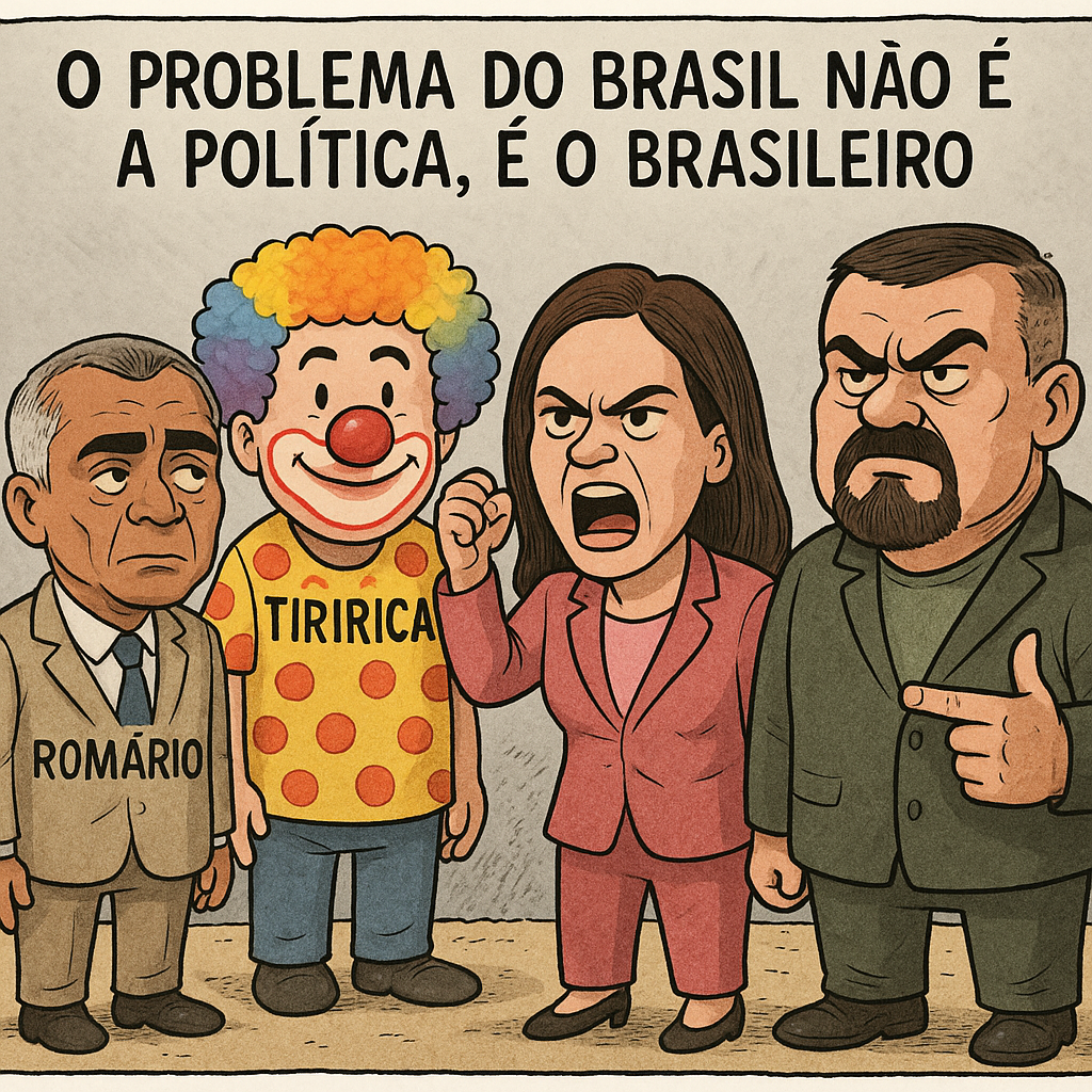 O problema do Brasil não é a política, é o brasileiro.